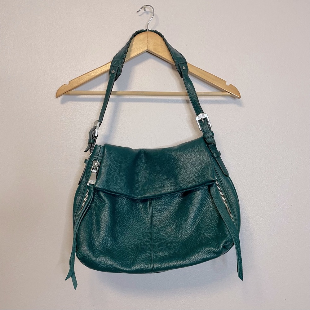 Aimee Kestenberg Green Leather Shoulder Bag